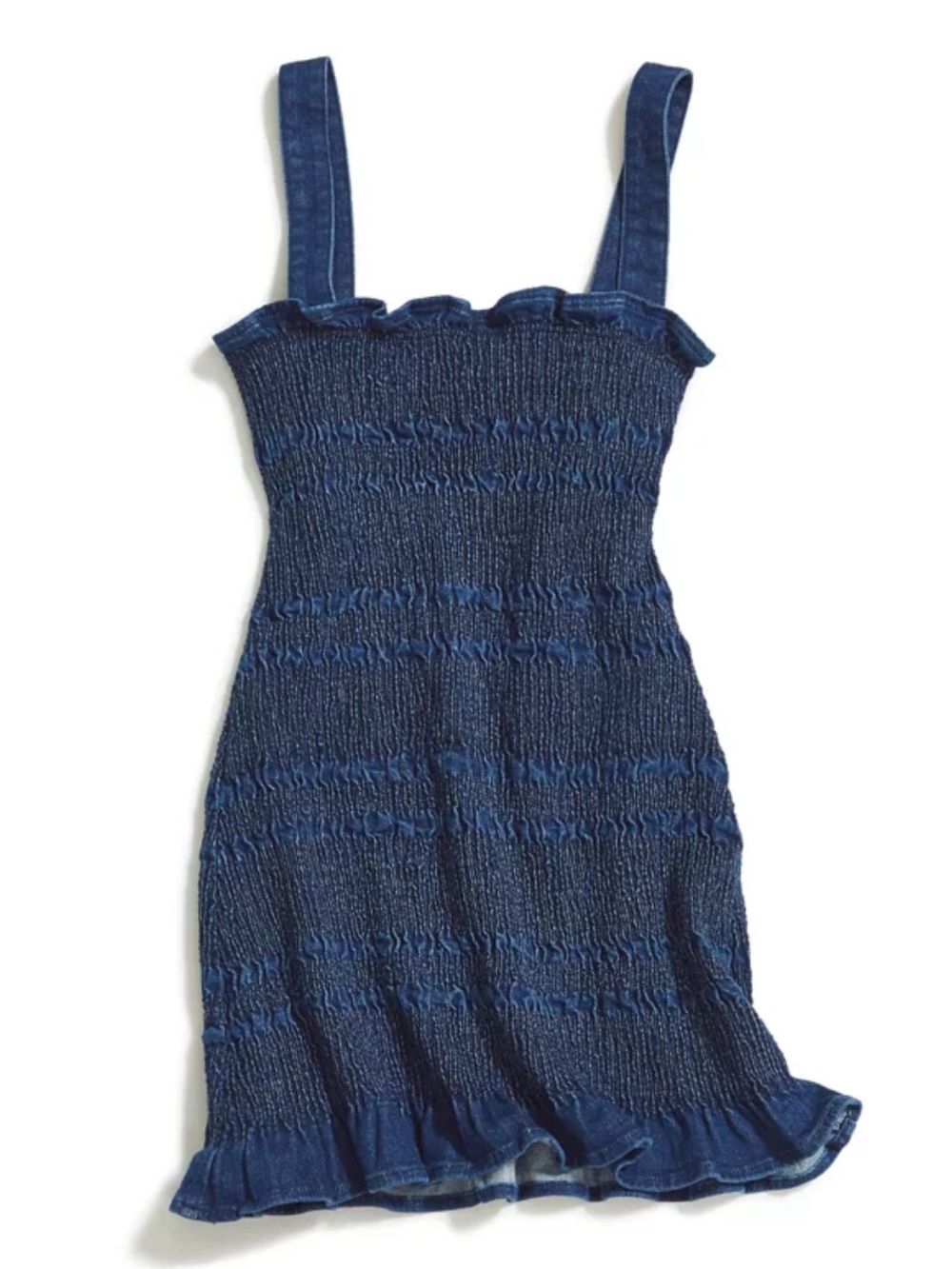 Urban Outfitters Sofia Denim Smocked Mini Dress